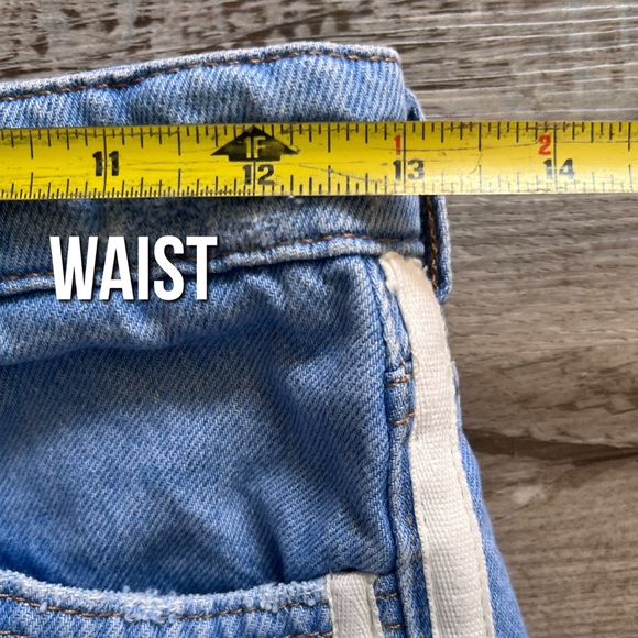 Bershka : straight cropped stripe side jeans - Picture 8 of 10